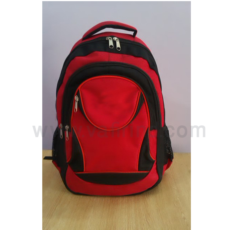 Red Black Backpack