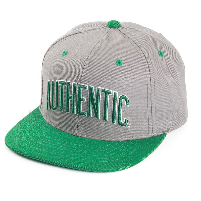 two tone Snapback cap with embroidery