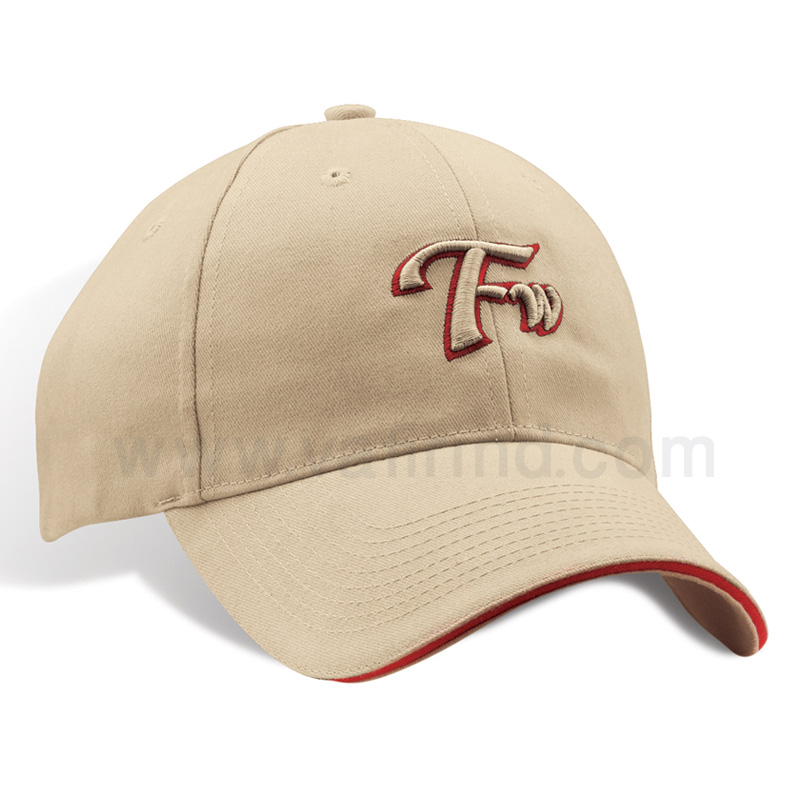 Baseball cap with embroidery logo